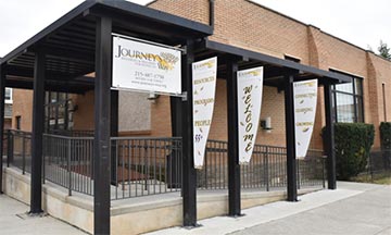 The Center at  Journey’s Way is in the heart of Roxborough. In 2009, the Center moved from the historic Langhurst Mansion on Ridge Avenue to 403 Rector Street, a repurposed church building, located on the corner of Rector and Pechin Streets.  The spacious multipurpose community center offers a wide range of resources and programs for active adults 55+. 